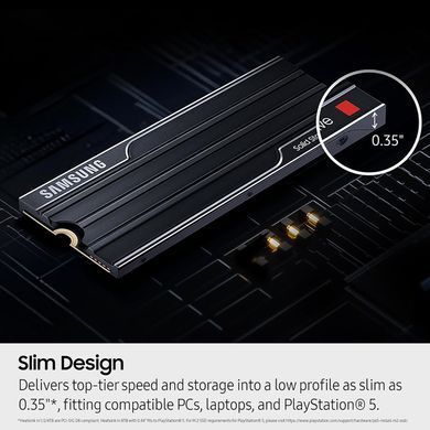 Samsung Накопитель SSD Samsung M.2 1TB PCIe 5.0 9100PRO+ радиатор MZ-VAP1T0CW фото