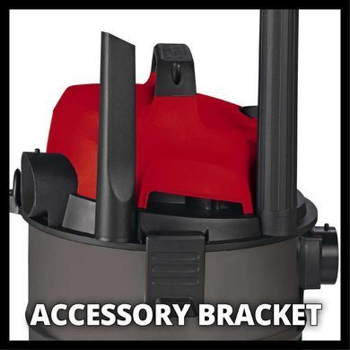 Einhell Пилосос професійний TC-VC 1815, 1250Вт, 180мБар, контейнер 15л, 3.6кг 2340290 фото