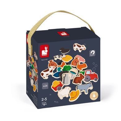 Игровые фигурки на магнитах Janod Ферма 24 эл. J08157 фото