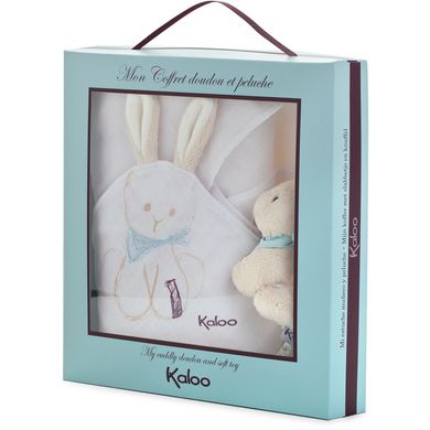 Подарочный набор Kaloo Les Amis Одеялко с игрушкой Кролик K962996 фото