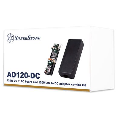 Блок питания SilverStone AD120-DC (120W), 1xMB 24pin(20+4), 3xSATA,1x4pin SST-AD120-DC фото