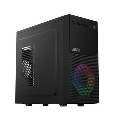 Корпус 2E Basis RD850, без БП, 1xUSB3.0, 2xUSB2.0, 1x120mm ARGB, Acrylic Side Panel, mATX, черный 2E-RD850 фото