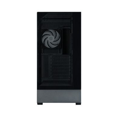 Zalman Корпус P40 Prism Plus без БЖ, 2xUSB3.0, 1x Type C, 3x120мм ARGB Reverse, 1x120мм ARGB, VGA 420мм, LCS ready, TG TG Side/Front/Top Panel, ATX, чорний P40PRISMPLUSBLACK фото