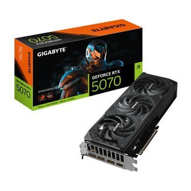 Gigabyte Видеокарта GeForce RTX 5070 12GB GDDR7 WINDFORCE OC GV-N5070WF3OC-12GD фото