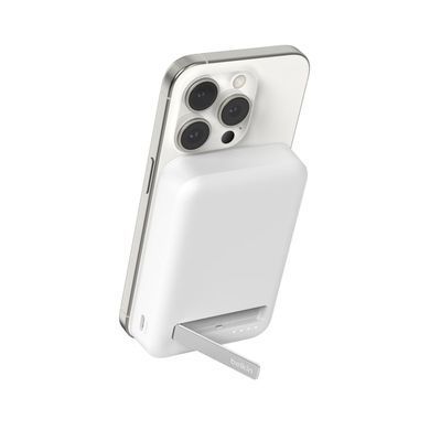 Belkin Акумулятор портативний літій-іонний Power Bank 8000мА&middot;год, 15Вт, MagSafe Qi2, білий BPD007BTWH фото