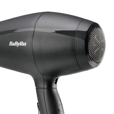 BaByliss Фен Super Light Pro, 2000Вт, 3 режими, HTDC мотор, тонкий концентратор 6 мм, чорний 5910E фото