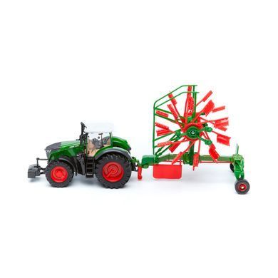 Модель - ТРАКТОР FENDT 1050 VARIO c роторными валковыми граблями (10 cm) 18-31665 фото