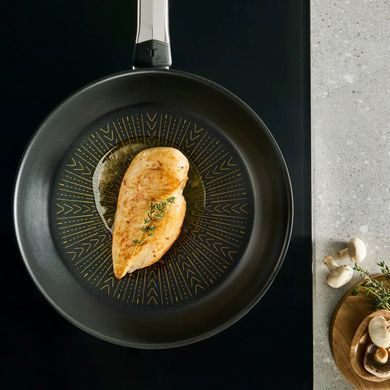 Tefal Frying pan Tefal Emotion+, 18 cm, stainless steel, bakelite, black E3270144 фото