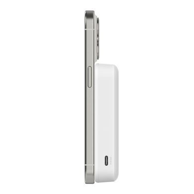 Belkin Акумулятор портативний літій-іонний Power Bank 8000мА&middot;год, 15Вт, MagSafe Qi2, білий BPD007BTWH фото