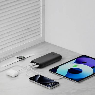 Belkin Акумулятор портативний літій-іонний Power Bank 26000мА·год, 32Вт, USB-A/USB-C PD PPS, чорний BPB016BTBK фото