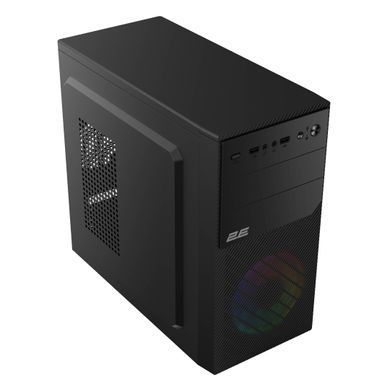 Корпус 2E Basis RD850, без БП, 1xUSB3.0, 2xUSB2.0, 1x120mm ARGB, Acrylic Side Panel, mATX, черный 2E-RD850 фото