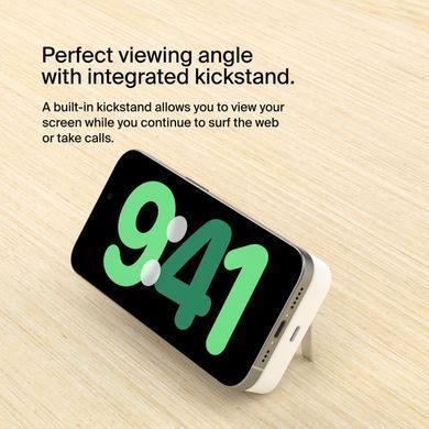 Belkin Акумулятор портативний літій-іонний Power Bank 8000мА&middot;год, 15Вт, MagSafe Qi2, білий BPD007BTWH фото