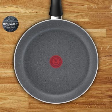 Tefal Сковорода Hard Stone, 20см, алюминий, бакелит, серый D4560253 фото