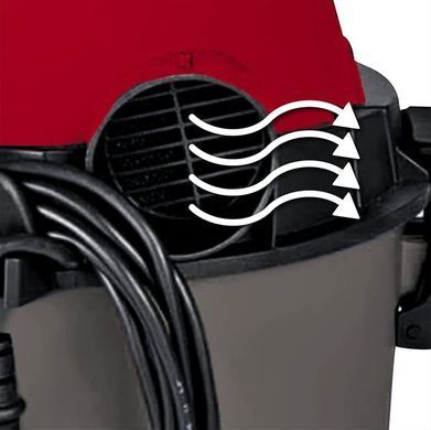 Einhell Пилосос професійний TC-VC 1815, 1250Вт, 180мБар, контейнер 15л, 3.6кг 2340290 фото