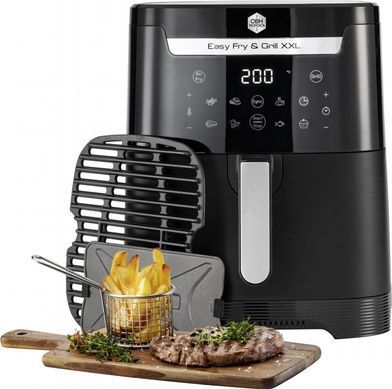 Tefal Мультипіч OBH Nordica EasyFry&Grill XXL, 1830Вт, чаша-6.5л, сенсорне керув., від 40&deg;C до 200&deg;C, пластик, чорний AG8018S0 фото