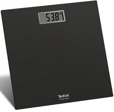 Tefal Ваги підлогові Premiss, 150кг, CR2032x1 в комплекті, скло, чорний PP1400V0 фото