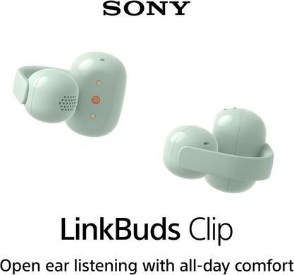 Sony Навушники TWS Sony LinkBuds Clip BT 5.3, IPX4, SBC, AAC, Mic, Зелений WFLC900G.E фото