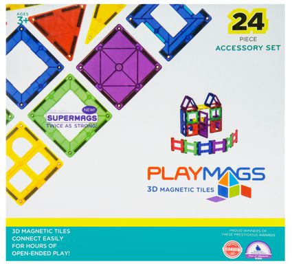 Конструктор Playmags магнитный набор 24 эл. PM162 фото