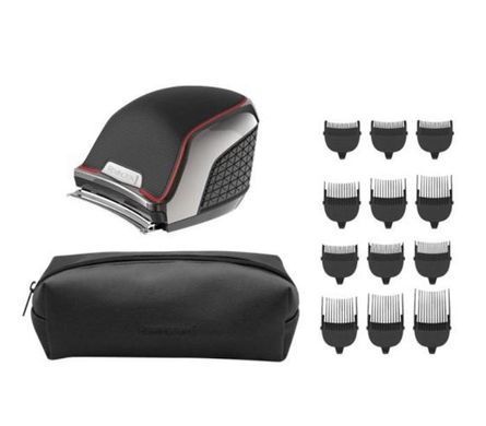 Remington Машинка для стрижки Quickcut Pro, сеть+акум., роторный мотор, насадок-12, титан.напыл., черный HC4300 фото