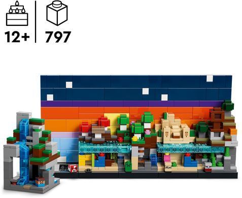LEGO Конструктор LEGO Minecraft Мінібіоми 21589 фото