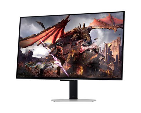Samsung Монітор Samsung 32" Odyssey G80SD HDMI, DP, USB, Bluetooth, OLED, 3840x2160, 240Hz, 0.3ms, G-Sync Compatible LS32DG800SZXUA фото