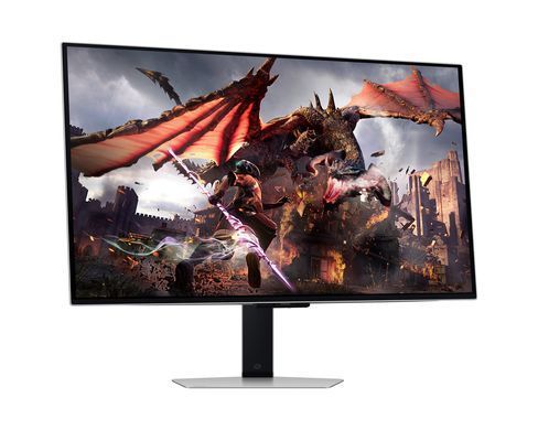 Samsung Монітор Samsung 32" Odyssey G80SD HDMI, DP, USB, Bluetooth, OLED, 3840x2160, 240Hz, 0.3ms, G-Sync Compatible LS32DG800SZXUA фото