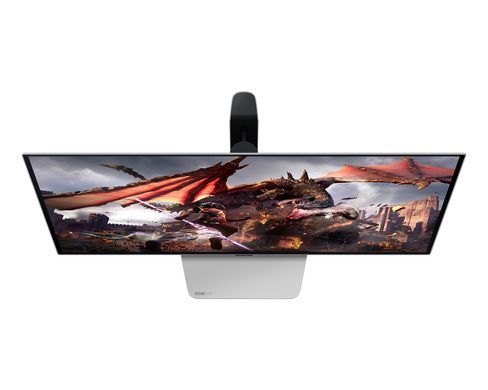 Samsung Монітор Samsung 32" Odyssey G80SD HDMI, DP, USB, Bluetooth, OLED, 3840x2160, 240Hz, 0.3ms, G-Sync Compatible LS32DG800SZXUA фото