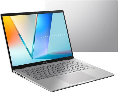 ASUS Ноутбук ASUS Vivobook S14 M3407KA-SF071 14" WUXGA OLED, AMD AI 5 330, 16GB, F512GB, UMA, NoOS, Сріблястий 90NB16P2-M003J0 фото
