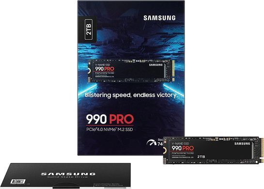 Samsung Накопитель SSD M.2 2TB PCIe 4.0 990PRO MZ-V9P2T0BW фото