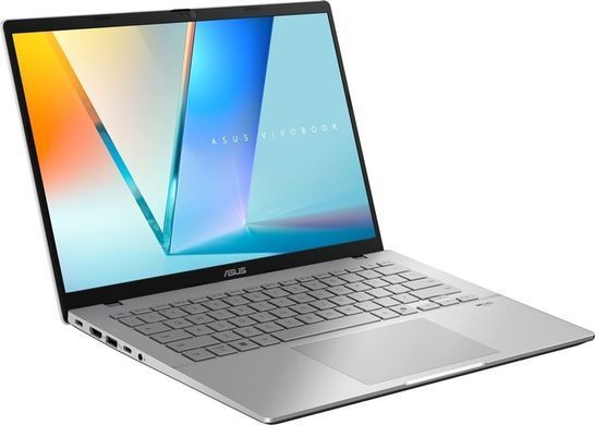ASUS Ноутбук ASUS Vivobook S14 M3407KA-SF071 14" WUXGA OLED, AMD AI 5 330, 16GB, F512GB, UMA, NoOS, Сріблястий 90NB16P2-M003J0 фото