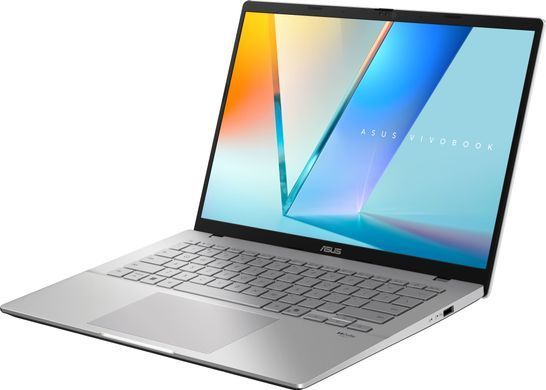 ASUS Ноутбук ASUS Vivobook S14 M3407KA-SF071 14" WUXGA OLED, AMD AI 5 330, 16GB, F512GB, UMA, NoOS, Сріблястий 90NB16P2-M003J0 фото
