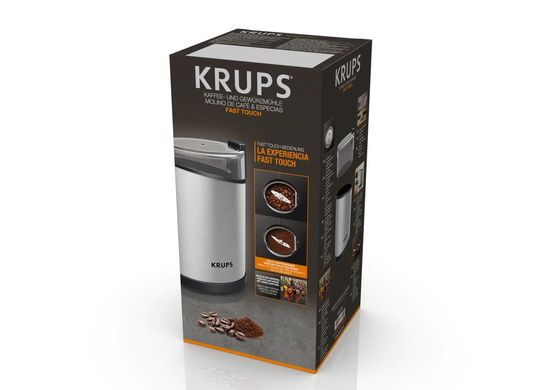 Кофемолка Krups GX204D10, 85г, металл GX204D10 фото
