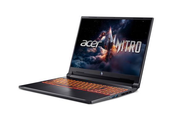 Acer Ноутбук Acer Nitro V 16 ANV16-72 16" WQXGA IPS, Intel 9-270H, 32GB, F1TB, NVD5070-8, Lin, чорний NH.QZREU.008 фото