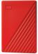 Портативный жесткий диск WD 4TB USB 3.2 Gen 1 My Passport Red 1 - магазин Coolbaba Toys