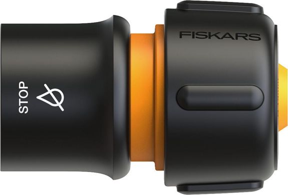 Конектор для шланга Fiskars Watering SOL 3/4" з автостопом 1027084 фото