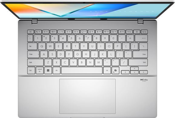ASUS Ноутбук ASUS Vivobook S14 M3407KA-SF071 14" WUXGA OLED, AMD AI 5 330, 16GB, F512GB, UMA, NoOS, Сріблястий 90NB16P2-M003J0 фото
