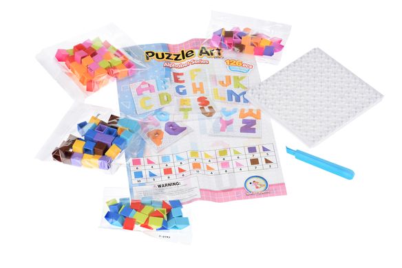 Пазл Same Toy Мозаїка Puzzle Art Alphabet series 126 ел. 5990-3Ut фото
