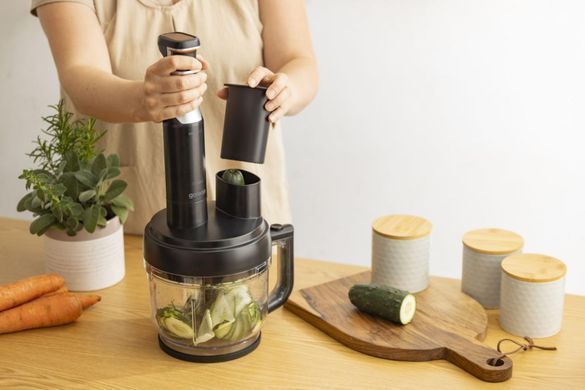 Gorenje Блендер Gorenje заглибний 1500Вт, 3в1, чаша-2,2л, подрібнювач, шинковка, чорний
