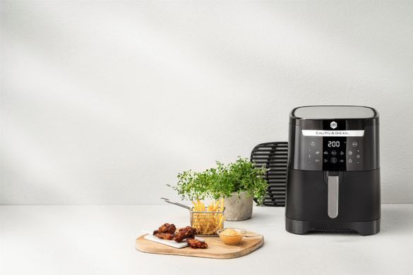Tefal Мультипіч OBH Nordica EasyFry&Grill XXL, 1830Вт, чаша-6.5л, сенсорне керув., від 40&deg;C до 200&deg;C, пластик, чорний AG8018S0 фото