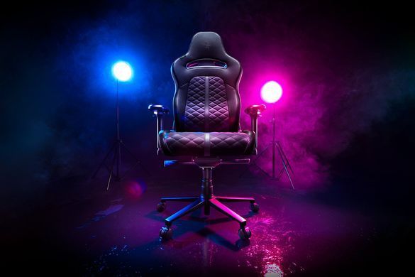 Razer Кресло Enki ПУ кожа, 4D-Armrests, чёрный RZ38-03720300-R3G1 фото