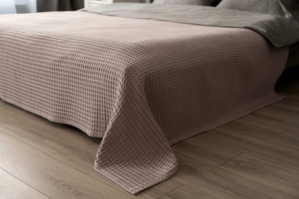 ARDESTO Плед Pique 220x230см, 100% бавовна, бежевий