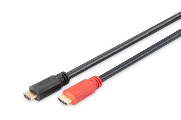 Кабель ASSMANN HDMI High speed з підсилювачем (AM/AM) 15m, black AK-330105-150-S фото