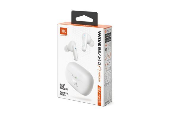 JBL Наушники TWS Wave Beam 2 Белый JBLWBEAM2WHT фото