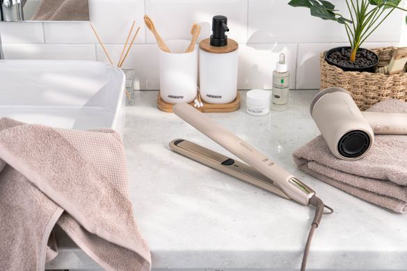 ARDESTO Выпрямитель Pearl Cream, 50Вт, 140-230C, керамика, бежевый HS-Y700PERL фото