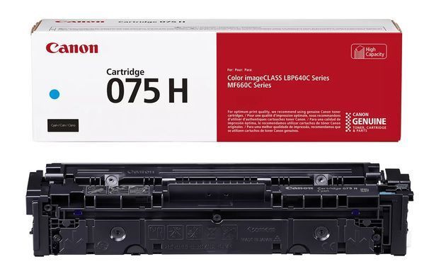 Canon Картридж Canon 075H MF664Cdw/MF667Cdw/LBP646Cdw/LBP647Cdw Cyan (2500 стор.) 6368C002 фото