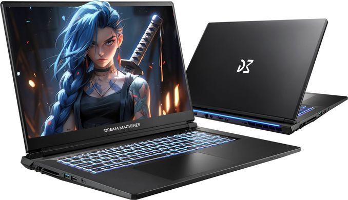 Dream Machines Ноутбук Dream Machines RG5050-17 17.3FHD IPS, Intel i7-13620H, 32GB, F1TB, NVD5050-8, DOS, чорний RG5050-17UA31 фото