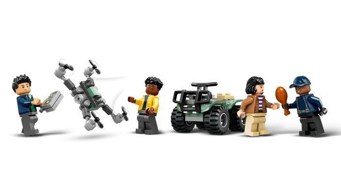 LEGO Конструктор Jurassic World Миссии динозавров: Грузовик для перевозки алозавра 76966 фото
