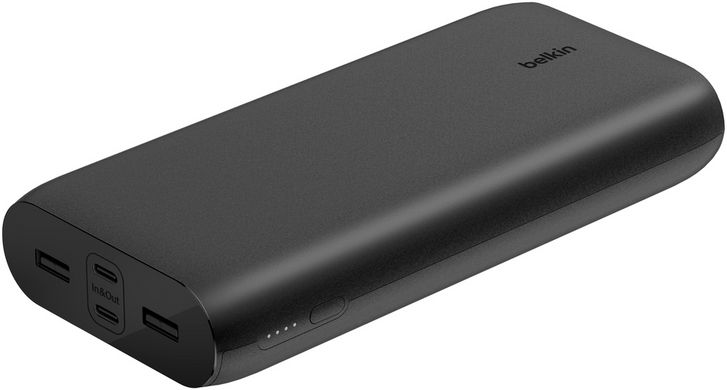 Belkin Акумулятор портативний літій-іонний Power Bank 26000мА·год, 32Вт, USB-A/USB-C PD PPS, чорний BPB016BTBK фото