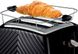 Toaster Russell Hobbs Groove 2 Slice, 850W, plastic, heating, defrosting, black 4 - магазин Coolbaba Toys