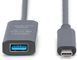 Digitus Подовжувач DIGITUS USB 3.2 Gen2 Active Cable 10G, C/M-A/F, 5м, чорний 2 - магазин Coolbaba Toys